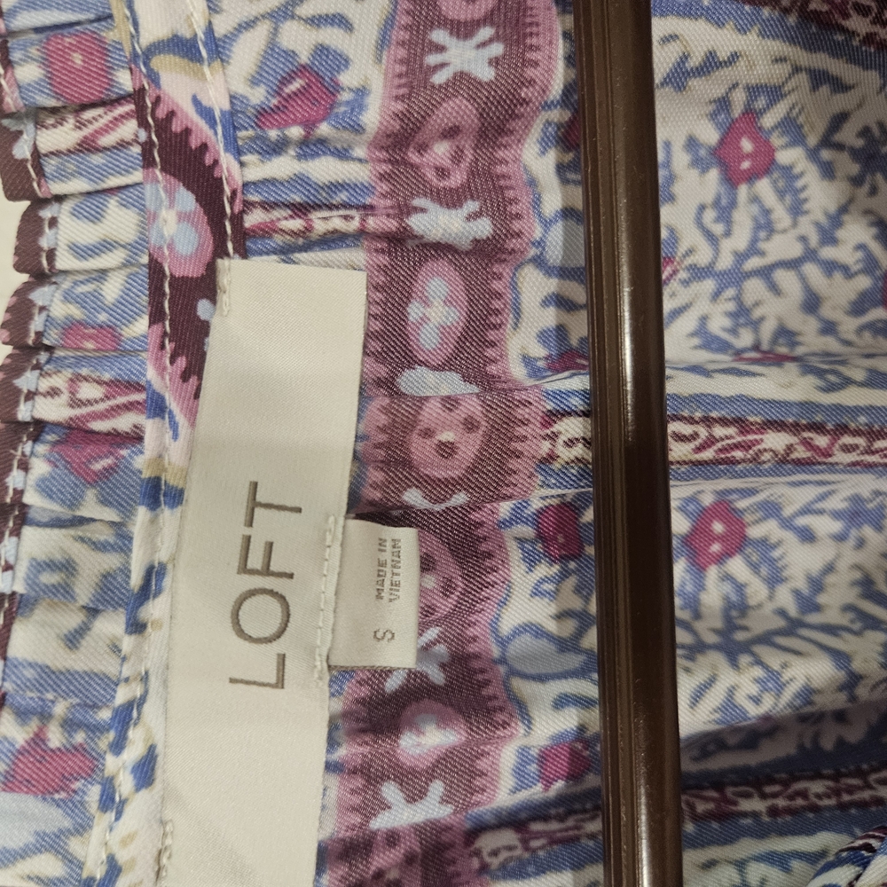 LOFT Multicolor Patterned Blouse - Picture 2 of 2